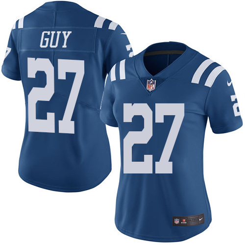 Women's Limited Winston Guy Nike Jersey Royal Blue - #27 Rush NFL Indianapolis Colts